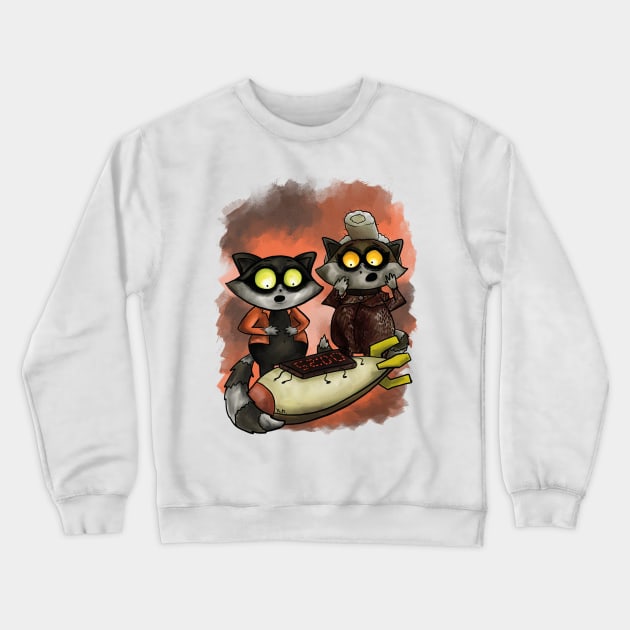 Fifth element theme - RaccoonMadness.com Board Game Crewneck Sweatshirt by RaccoonMadness